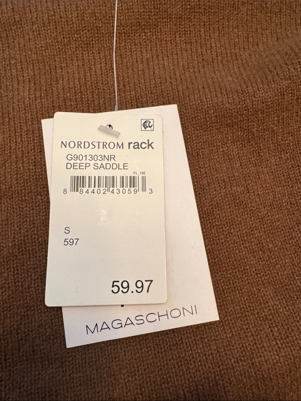 Magaschoni Brown 100% CashmereTurtleneck Sweater - Picture 3 of 9